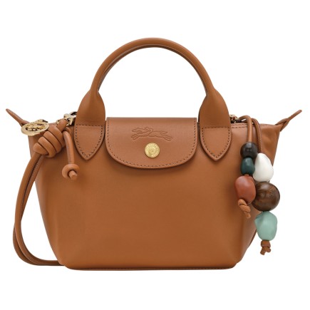 LONGCHAMP LE PLIAGE XTRA CÉRAMIQUE SAC À MAIN XS CAJOU