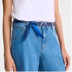 LONGCHAMP BANDEAU TOUR EIFFEL 1948 MARINE