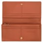 LONGCHAMP LE ROSEAU SLEEK PORTEFEUILLE LONG À RABAT ÉCORCE