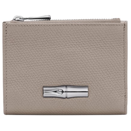 LONGCHAMP LE ROSEAU PORTEFEUILLE COMPACT ARGILE