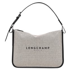 LONGCHAMP ESSENTIAL TOILE SAC BANDOULIÈRE S ÉCRU