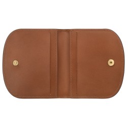 LONGCHAMP LE PLIAGE ÉPURE TIMELESS PORTE-CARTES COGNAC