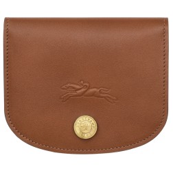 LONGCHAMP LE PLIAGE ÉPURE TIMELESS PORTE-CARTES COGNAC