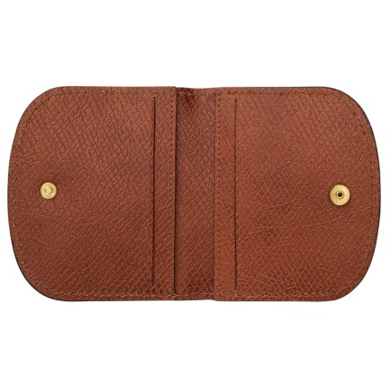 LONGCHAMP LE PLIAGE ÉPURE PORTE-CARTES BRUN