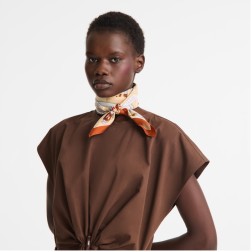 LONGCHAMP CARRÉ DE SOIE 70CM PALETTE D'ARTISTE CAJOU