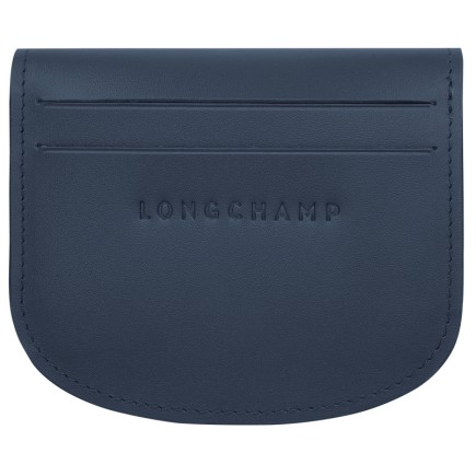 LONGCHAMP LE PLIAGE ÉPURE TIMELESS PORTE-CARTES MARINE
