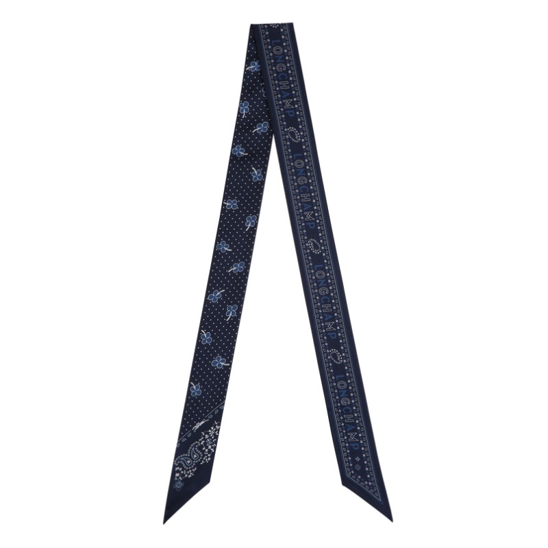LONGCHAMP BANDEAU FRENCH BANDANA MARINE
