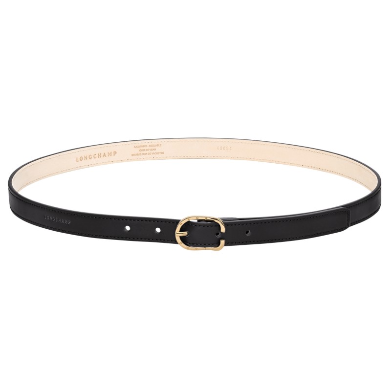LONGCHAMP ARCHIVE CEINTURE FEMME NOIR BOUCLE DORÉE LONGCHAMP ARCHIVE CEINTURE FEMME NOIR BOUCLE DORÉE