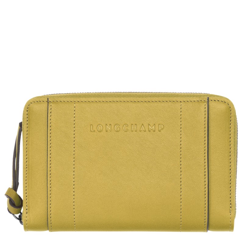 LONGCHAMP 3D PORTEFEUILLE COMPACT GINGEMBRE