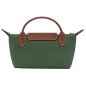 LONGCHAMP LE PLIAGE ORIGINAL TROUSSE COSMÉTIQUE AVEC POIGNÉE VERT ANGLAIS