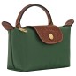 LONGCHAMP LE PLIAGE ORIGINAL TROUSSE COSMÉTIQUE AVEC POIGNÉE VERT ANGLAIS