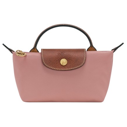 LONGCHAMP LE PLIAGE ORIGINAL TROUSSE COSMÉTIQUE AVEC POIGNÉE ROSETHÉ
