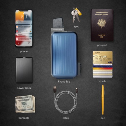 PHONE BAG NAVY ÖGON DESIGN