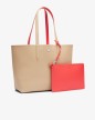 SAC SHOPPING ANNA RÉVERSIBLE VIENNOIS GRENADINE LACOSTE SAC SHOPPING ANNA RÉVERSIBLE VIENNOIS GRENADINE LACOSTE