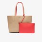 SAC SHOPPING ANNA RÉVERSIBLE VIENNOIS GRENADINE LACOSTE SAC SHOPPING ANNA RÉVERSIBLE VIENNOIS GRENADINE LACOSTE