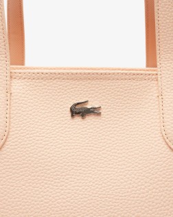 SAC CABAS ZIPPÉ ANNA AGORA LATTE LACOSTE