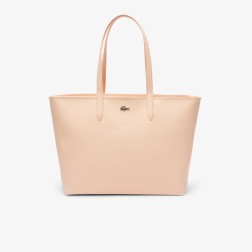 SAC CABAS ZIPPÉ ANNA AGORA LATTE LACOSTE