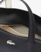 SAC CABAS VERTICAL RÉVERSIBLE NOIR FARINE LACOSTE SAC CABAS VERTICAL RÉVERSIBLE NOIR FARINE LACOSTE