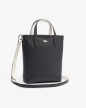 SAC CABAS VERTICAL RÉVERSIBLE NOIR FARINE LACOSTE SAC CABAS VERTICAL RÉVERSIBLE NOIR FARINE LACOSTE