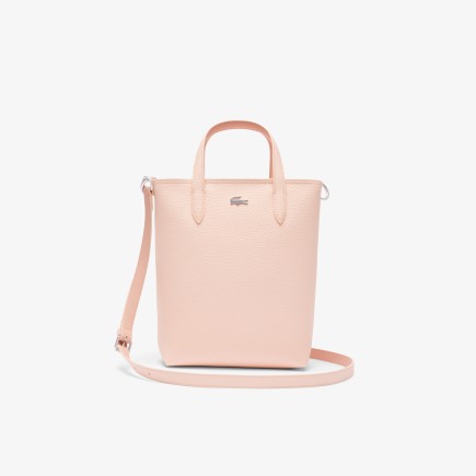 SAC CABAS VERTICAL RÉVERSIBLE ANGORA LATTE LACOSTE