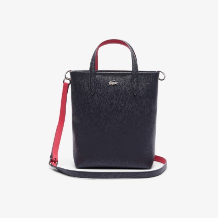 SAC CABAS VERTICAL RÉVERSIBLE ABÎMES PÉTUNIA LACOSTE