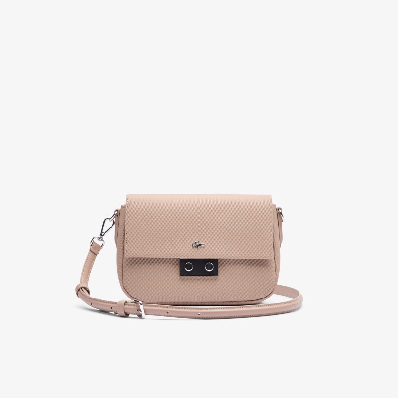 SAC À BANDOULIÈRE DAILY CITY TAUPE LACOSTE