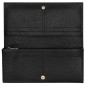 LONGCHAMP LE FOULONNÉ PORTEFEUILLE LONG À RABAT NOIR