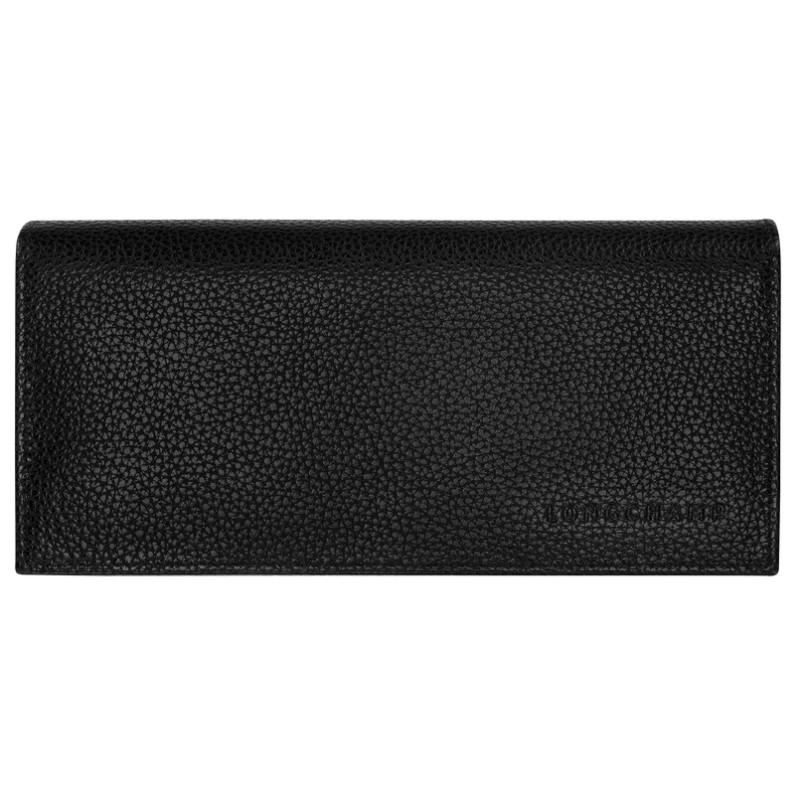 LONGCHAMP LE FOULONNÉ PORTEFEUILLE LONG À RABAT NOIR