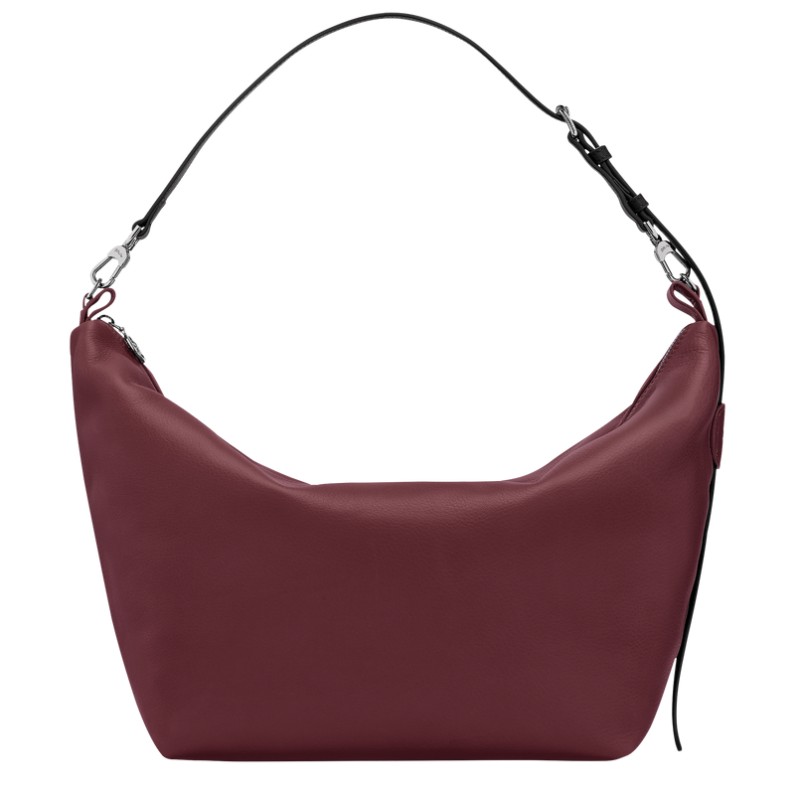 LONGCHAMP LE SLOUCHY CUIR SAC PORTÉ ÉPAULE M GRENADE LONGCHAMP LE SLOUCHY CUIR SAC PORTÉ ÉPAULE M GRENADE