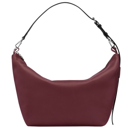 LONGCHAMP LE SLOUCHY CUIR SAC PORTÉ ÉPAULE M GRENADE
