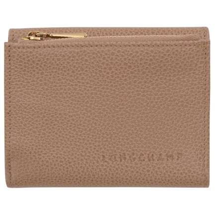 LONGCHAMP LE FOULONNÉ PORTEFEUILLE COMPACT BISCUIT