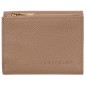 LONGCHAMP LE FOULONNÉ PORTEFEUILLE COMPACT BISCUIT
