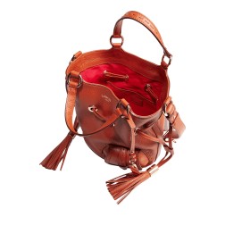 SAC SEAU S PREMIER FLIRT BRIQUE LANCEL