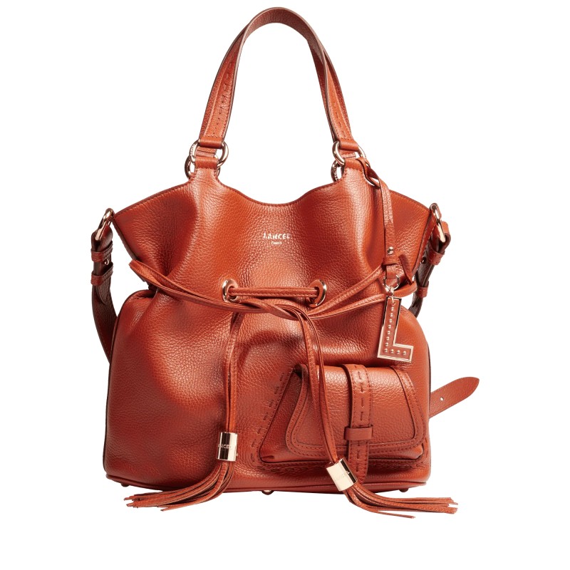 SAC SEAU M PREMIER FLIRT BRIQUE LANCEL