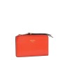 PORTE CARTES ZIPPÉ ORIGAMI DE LANCEL ORANGE VIF/CAMEL PORTE CARTES ZIPPÉ ORIGAMI DE LANCEL ORANGE VIF/CAMEL