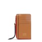 PORTE CARTES ZIPPÉ ORIGAMI DE LANCEL ORANGE VIF/CAMEL PORTE CARTES ZIPPÉ ORIGAMI DE LANCEL ORANGE VIF/CAMEL