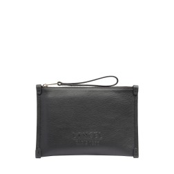 POCHETTE ZIPPÉ S AVEC DRAGONNE JOUR DE LANCEL NOIR