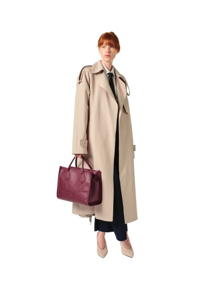 SAC CABAS ZIPPÉ M JOUR DE LANCEL CASSIS