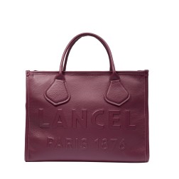 SAC CABAS ZIPPÉ M JOUR DE LANCEL CASSIS