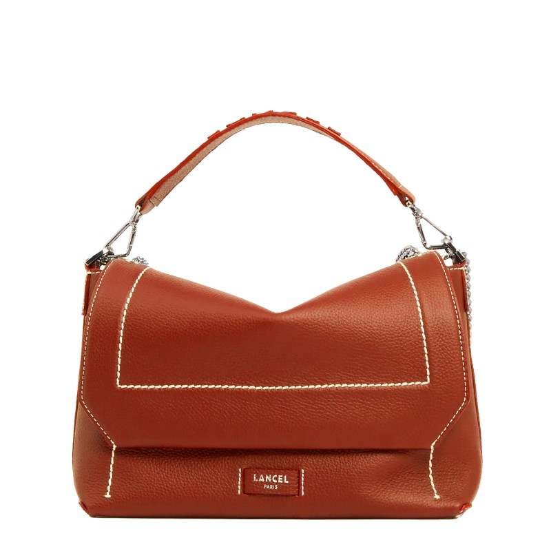 SAC À RABAT L NINON SOFT DE LANCEL BRIQUE