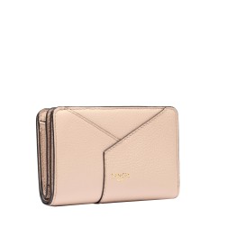 PORTEFEUILLE COMPACT ENVELOPPE DE LANCEL CAPPUCCINO