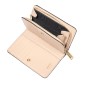 PORTEFEUILLE COMPACT ENVELOPPE DE LANCEL CAPPUCCINO
