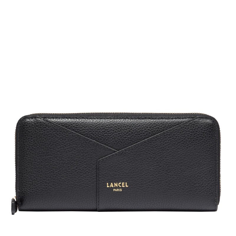 PORTEFEUILLE ZIPPÉ ENVELOPPE DE LANCEL NOIR