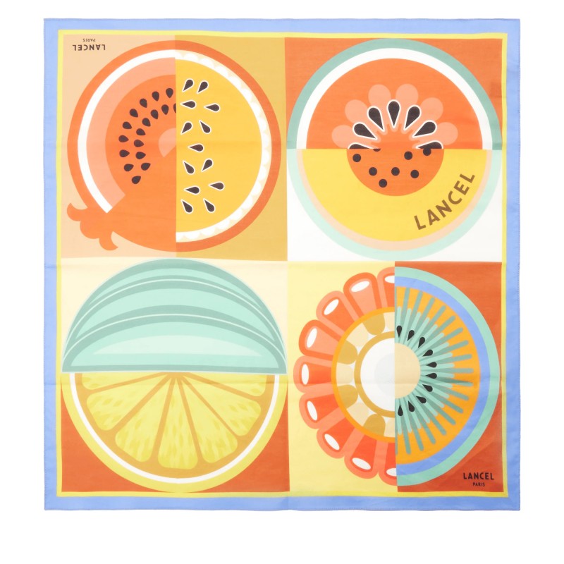 BANDANA 50CM LANCEL TUTTI FRUTTI MULTICO ORANGE