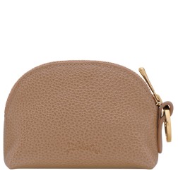 LONGCHAMP LE FOULONNÉ PORTE MONNAIE BISCUIT