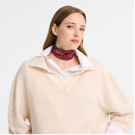 CARRÉ DE SOIE 50CM FRENCH BANDANA LONGCHAMP GRENADE