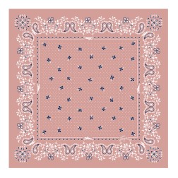 CARRÉ DE SOIE 50CM FRENCH BANDANA LONGCHAMP ROSETHÉ