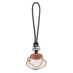 LONGCHAMP LONGCHARM PORTE-CLÉS CAFÉ