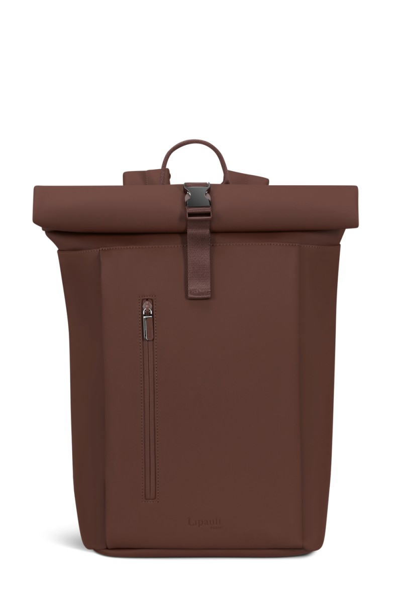 SAC À DOS ROLLTOP LOST IN BERLIN 2.0 MARRON LIPAULT