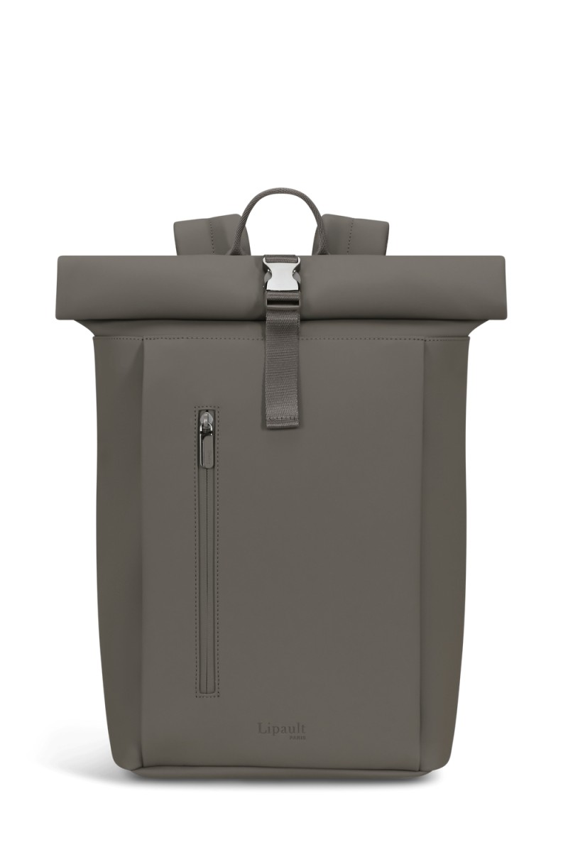 SAC À DOS ROLLTOP LOST IN BERLIN 2.0 GRIS LIPAULT